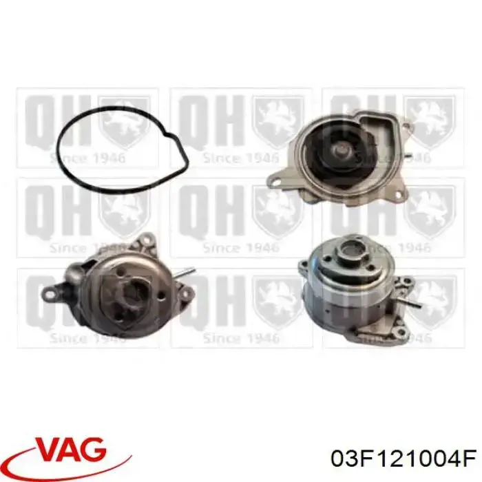 Помпа охолодження VAG 03F121004F ціна, від 85.26 USD