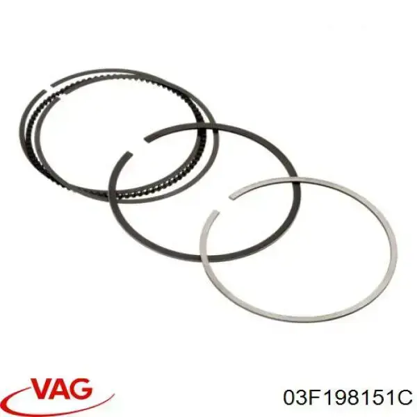Кільця поршневі на 1 циліндр, STD. VAG 03F198151C ціна, від 17.05 USD