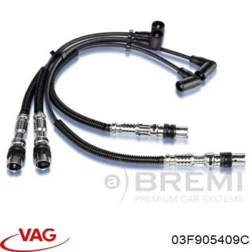 Дроти запалювання VAG 03F905409C ціна, від 47.02 USD