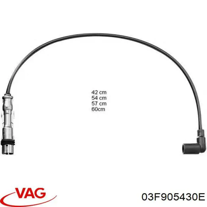 Дроти запалювання VAG 03F905430E ціна, від 16.95 USD