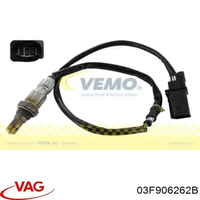 Лямбдазонд, датчик кисню до каталізатора VAG 03F906262B ціна, від 79.61 USD