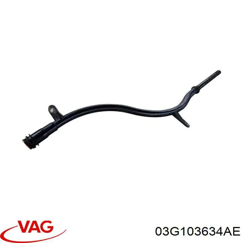 Купити 03G103634AE VAG Направляюча щупа-індикатора рівня масла в двигуні