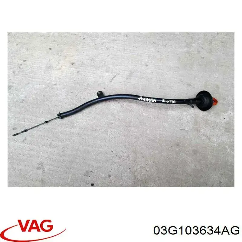 Направляюча щупа-індикатора рівня масла в двигуні VAG 03G103634AG ціна, від 12.67 USD