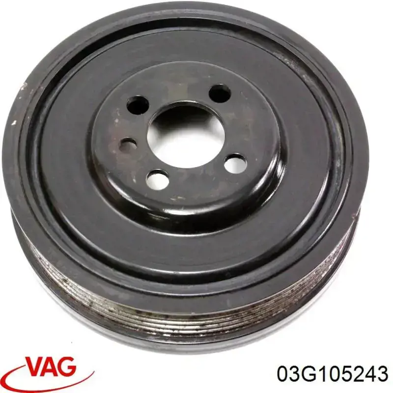 Демпферний шків колінвала VAG 03G105243