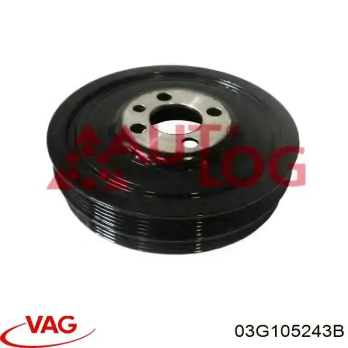 Купити 03G105243B VAG Шків колінчастого вала