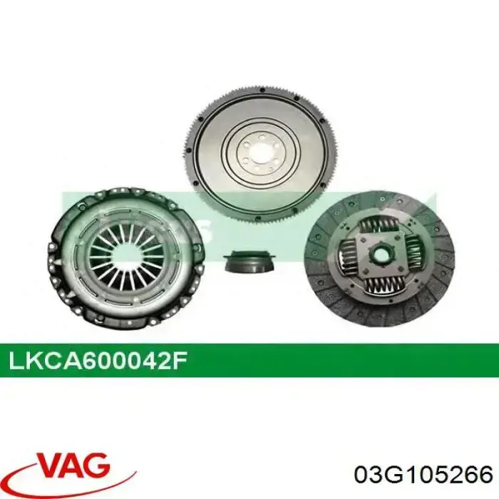 Маховик зчеплення VAG 03G105266