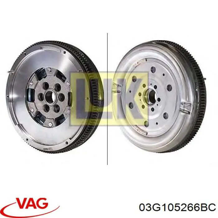 Купити 03G105266BC VAG Маховик із зубчастим ободом в зборі