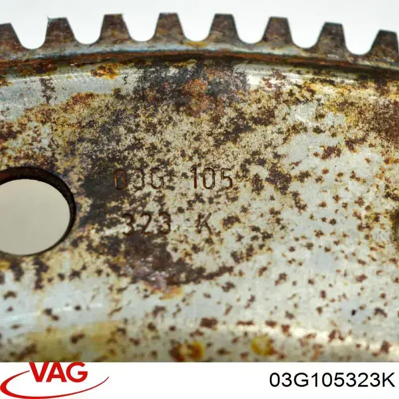 Купити 03G105323K VAG Маховик із зубчастим ободом в зборі