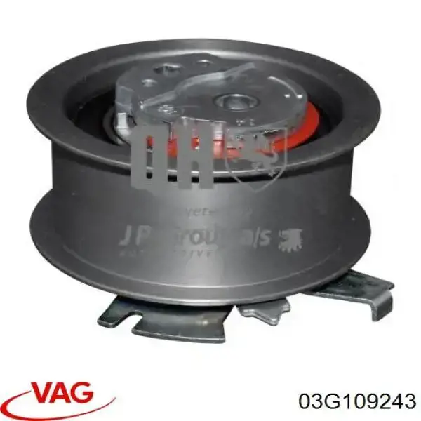 Ролик натяжителя ременя газорозподілу VAG 03G109243 ціна, від 44.82 USD
