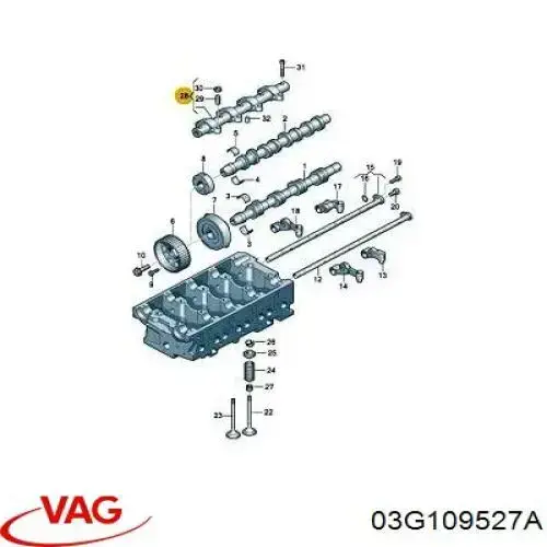  VAG 03G109527 ціна, від 24.86 USD
