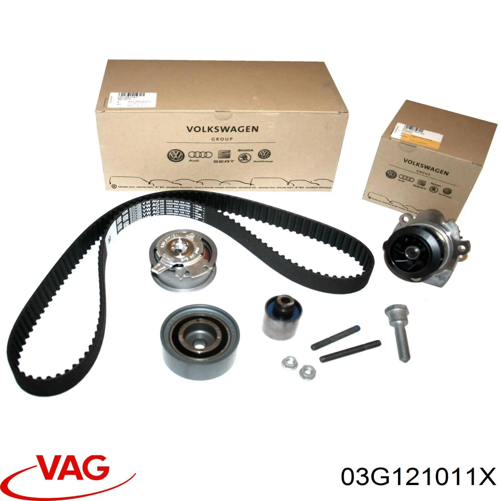 03G121011X VAG Насос охолодження