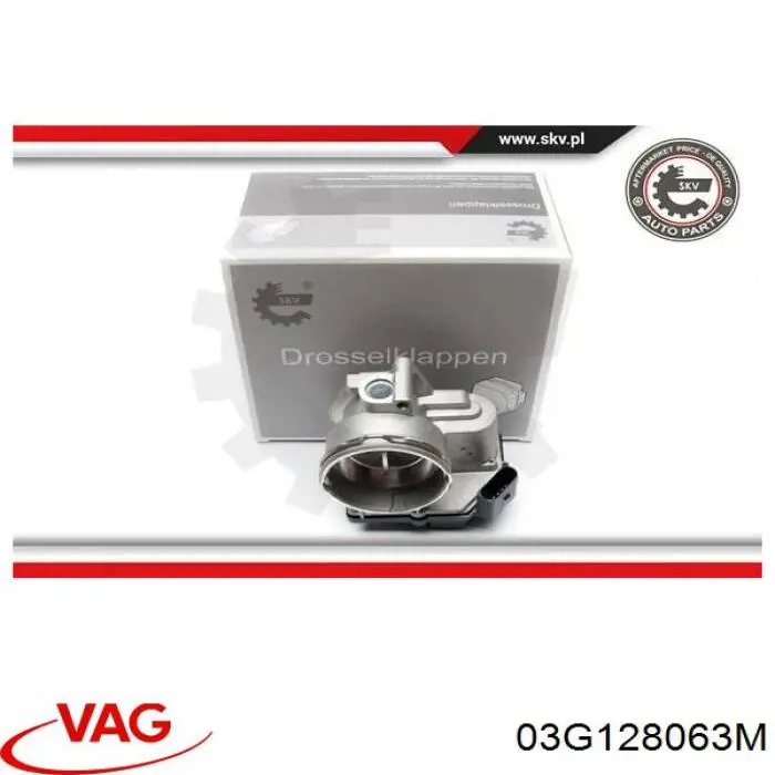 Заслінка повітряна VAG 03G128063M