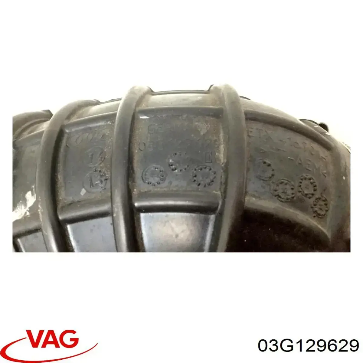 Патрубок повітряний, вихід повітряного фільтра VAG 03G129629 ціна, від 8.31 USD