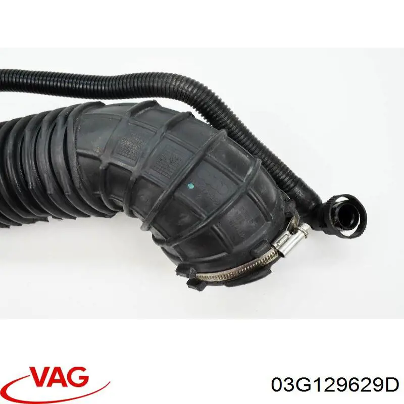 Патрубок повітряний, вхід в турбіну (наддув) VAG 03G129629D ціна, від 6.33 USD