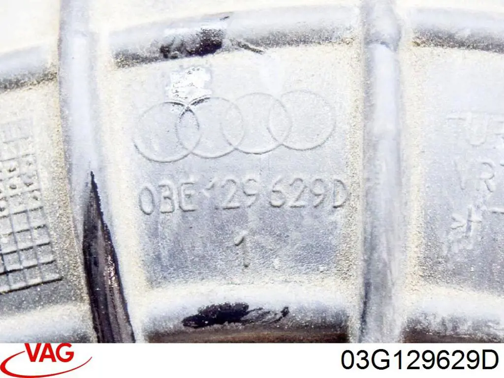 03G129629D VAG Патрубок повітряний, вхід в турбіну (наддув)