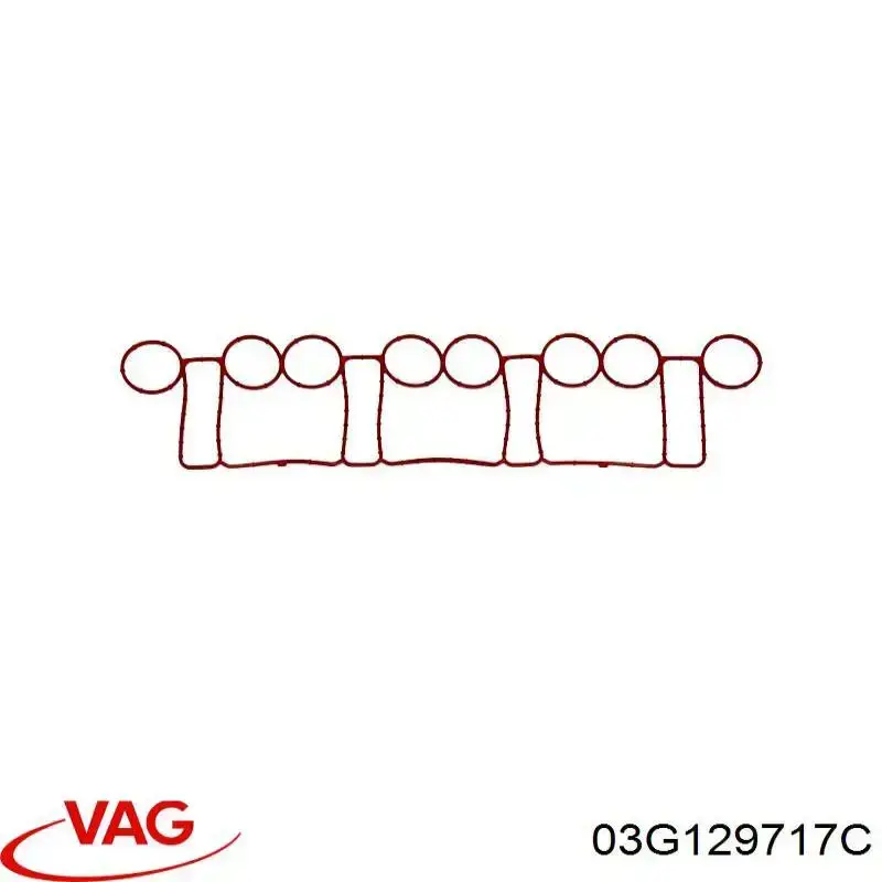 Прокладка впускного колектора VAG 03G129717C ціна, від 9.25 USD