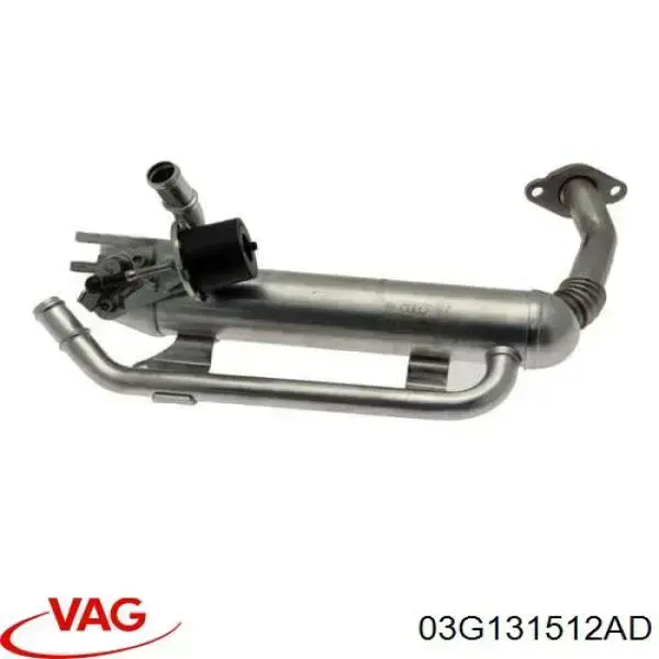 Радіатор системи рециркуляції ОГ VAG 03G131512AD
