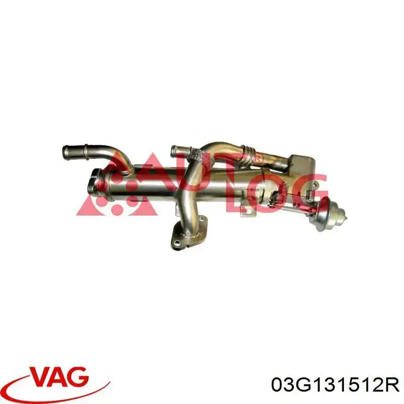 03G131512R VAG Радіатор системи EGR рециркуляції вихлопних газів
