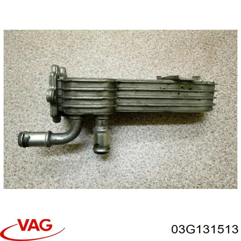 Радіатор системи EGR рециркуляції вихлопних газів 03G131513 VAG