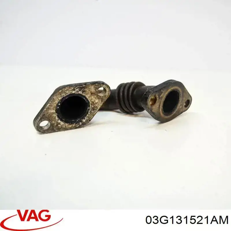 Патрубок радіатора системи рециркуляції ОГ VAG 03G131521AM ціна, від 6.77 USD