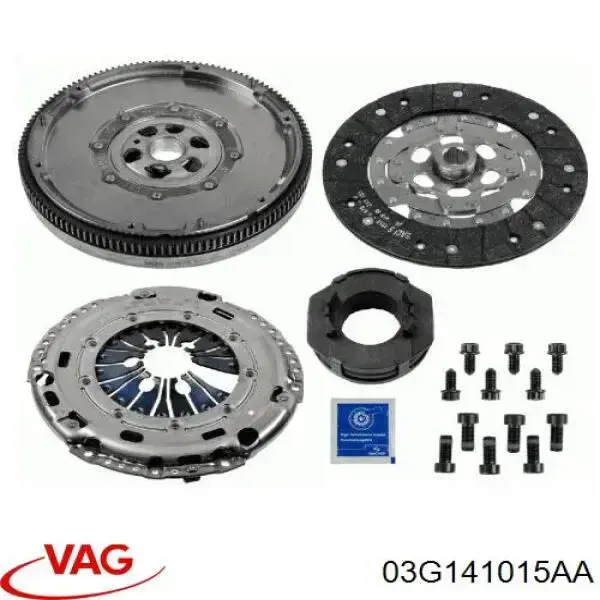 Комплект зчеплення (3 частини) VAG 03G141015AA ціна, від 204.74 USD