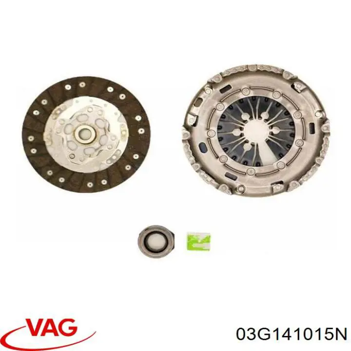 Купити 03G141015N VAG Комплект зчеплення (диск, корзина, підшипник)