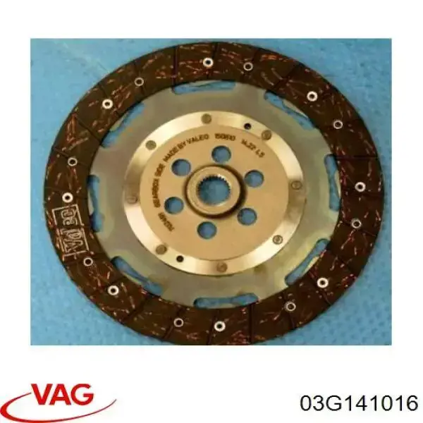 Купити 03G141016 VAG Комплект зчеплення (диск, корзина, підшипник)