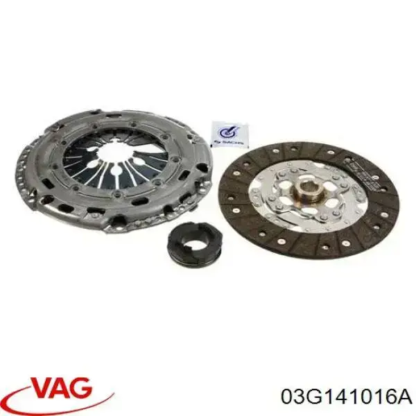 Купити 03G141016A VAG Комплект зчеплення (диск, корзина, підшипник)