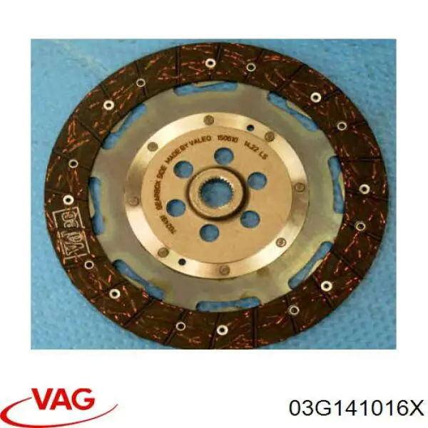 Комплект зчеплення (3 частини) VAG 03G141016X ціна, від 212.97 USD