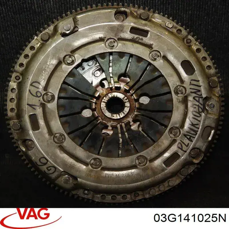 03G141025N VAG Натискний диск зчеплення