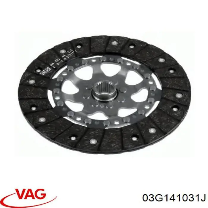 Купити 03G141031J VAG Диск зчеплення