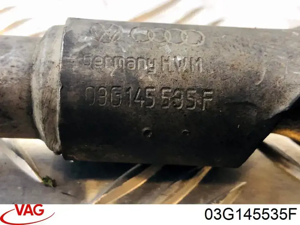 03G145535F VAG Трубка/шланг відводу масла від турбіни
