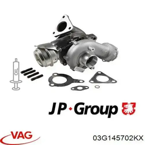 Купити 03G145702KX VAG Турбіна