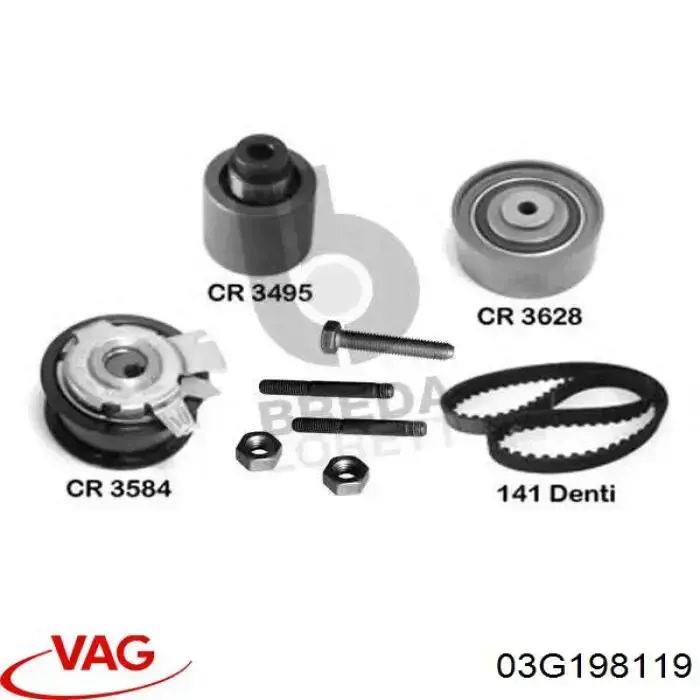 Комплект ГРМ 03G198119 VAG