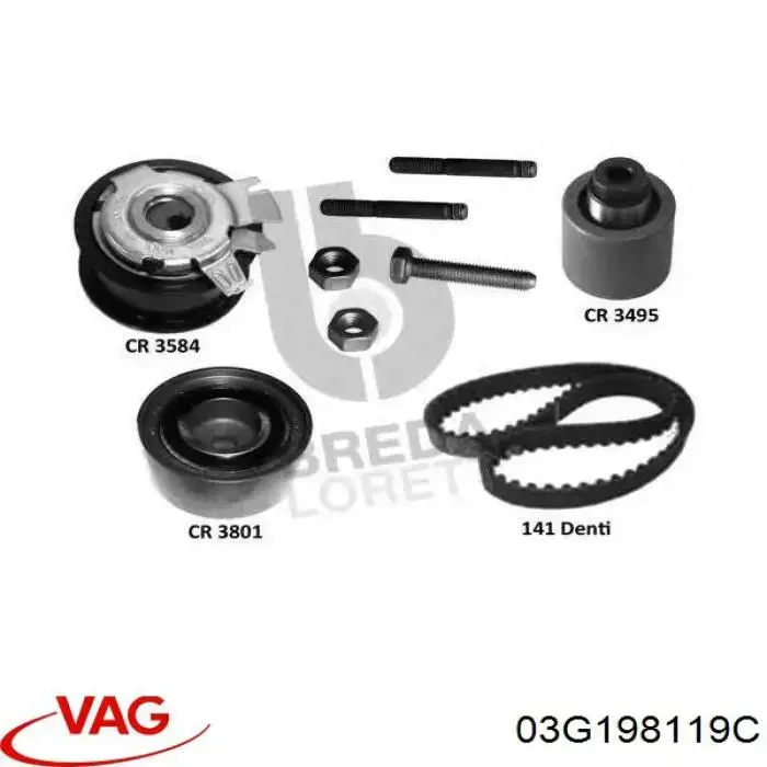 Купити 03G198119C VAG ГРМ ремень