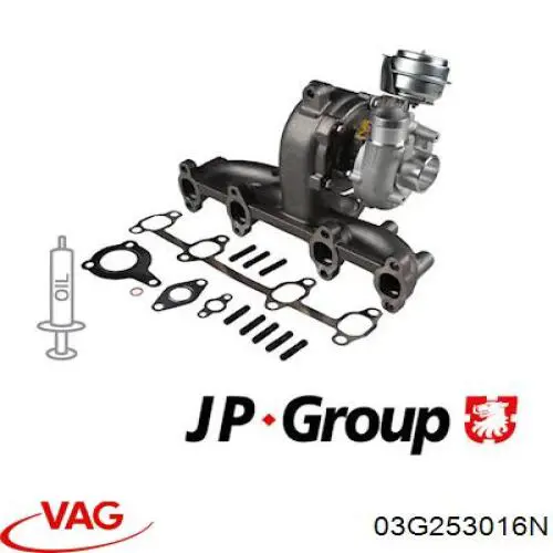 Турбіна VAG 03G253016N ціна, від 211.80 USD