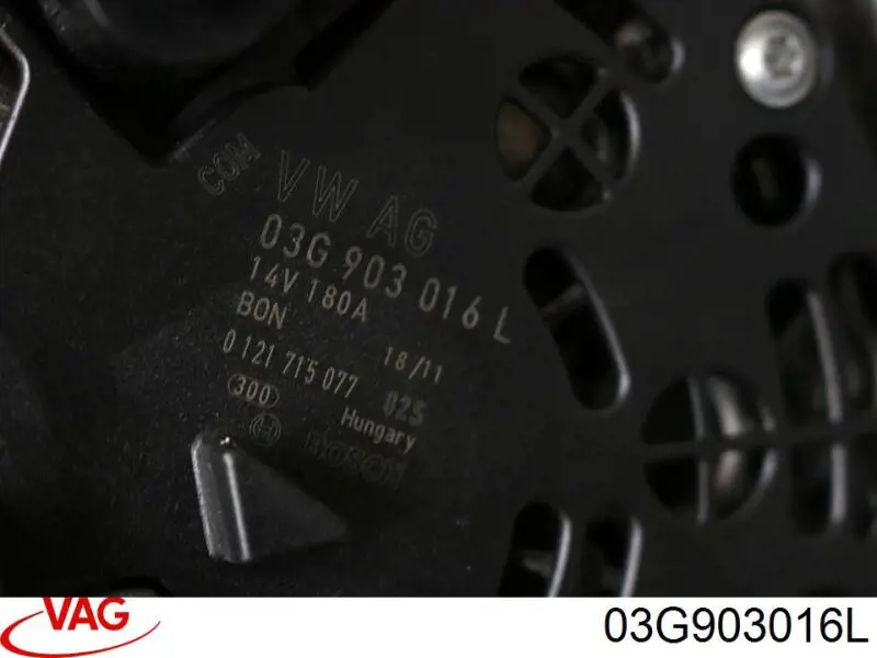 Генератор VAG 03G903016L ціна, від 82.33 USD