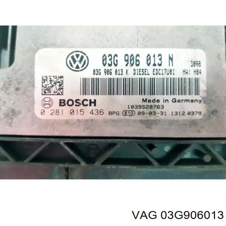Електронний блок керування двигуном 03G906013 VAG