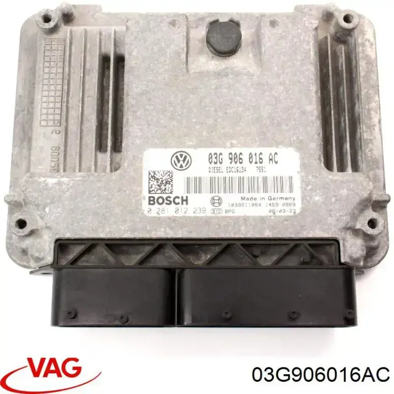 ЕБУ VAG 03G906016AC ціна, від 131.34 USD