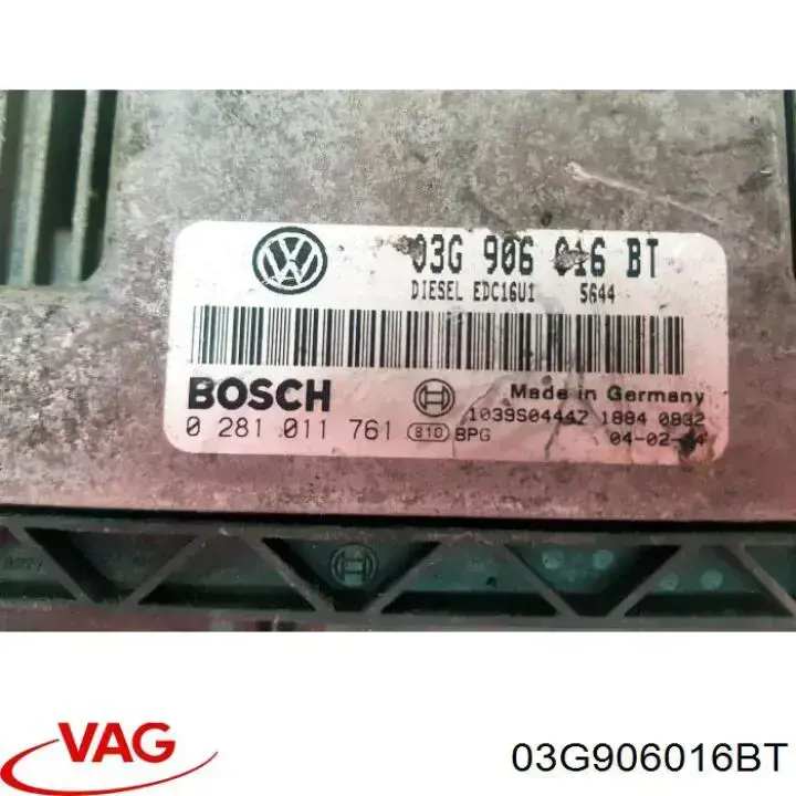  Електронний блок керування двигуном Volkswagen Touran 1
