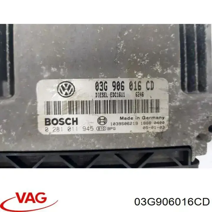 Купити 03G906016CD VAG Модуль управління двигуном