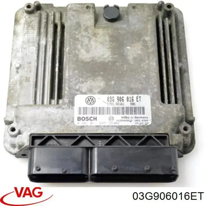Електронний блок керування двигуном 03G906016ET VAG