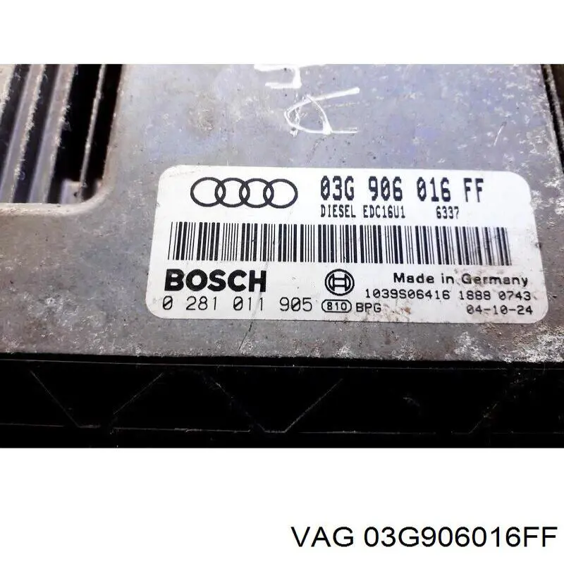 ЕБУ VAG 03G906016FF ціна, від 59.77 USD
