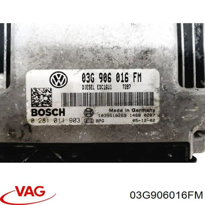 03G906016KC VAG Блок електронного управління