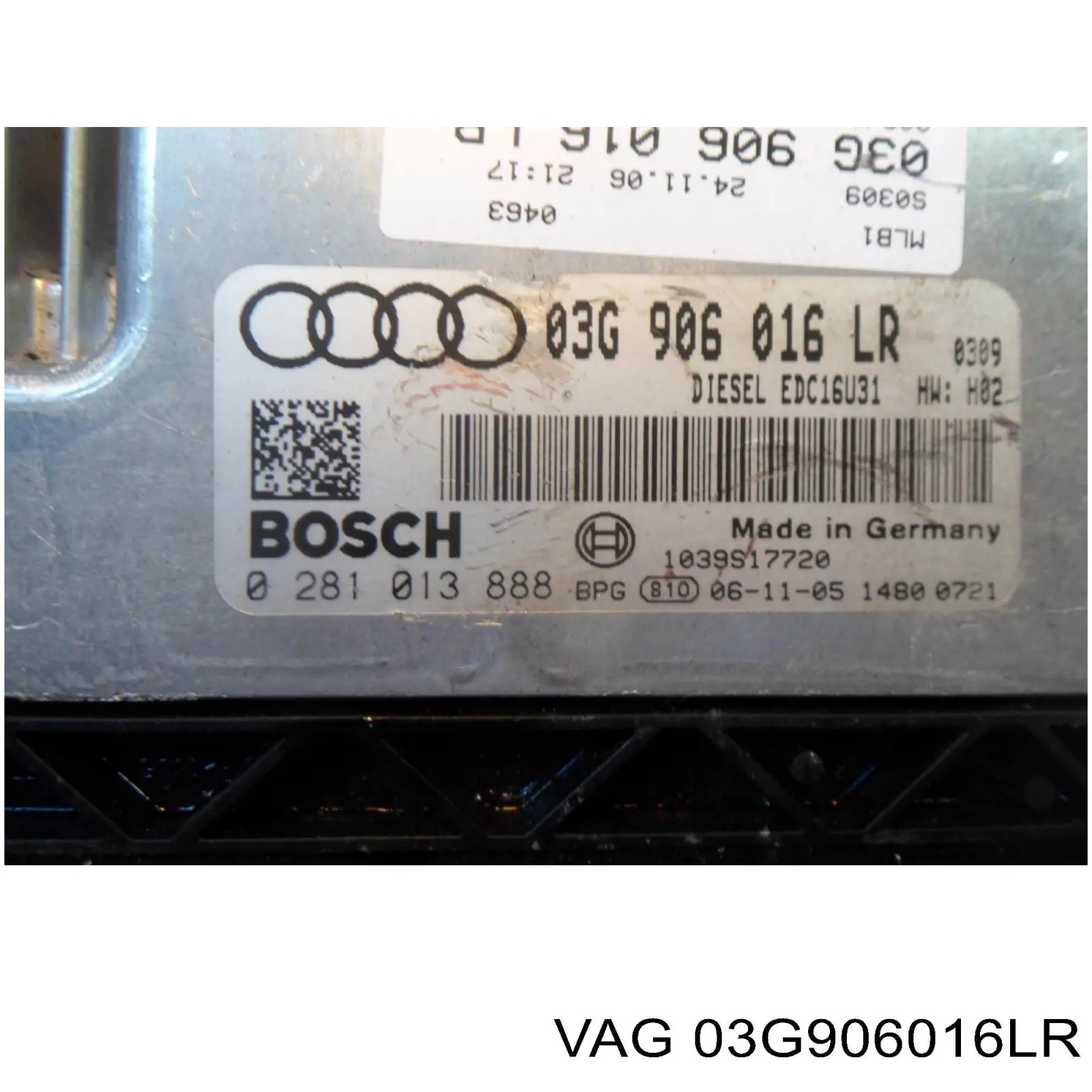 Електронний блок керування двигуном 03G906016LR VAG
