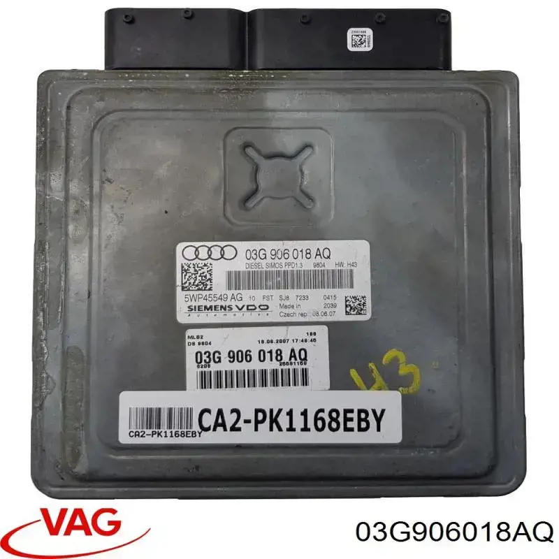03G906018AQ VAG Блок електронного управління
