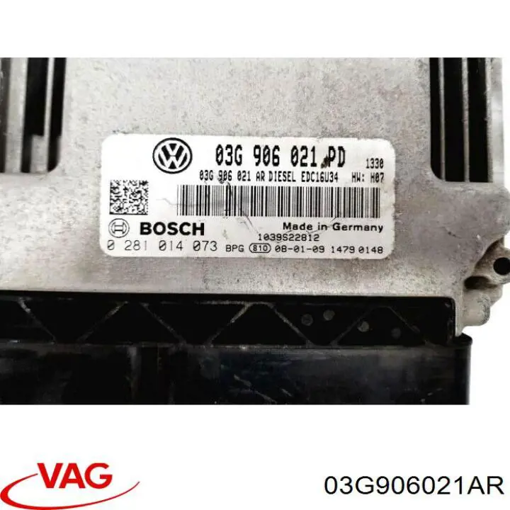 Купити 03G906021AR VAG Модуль управління двигуном