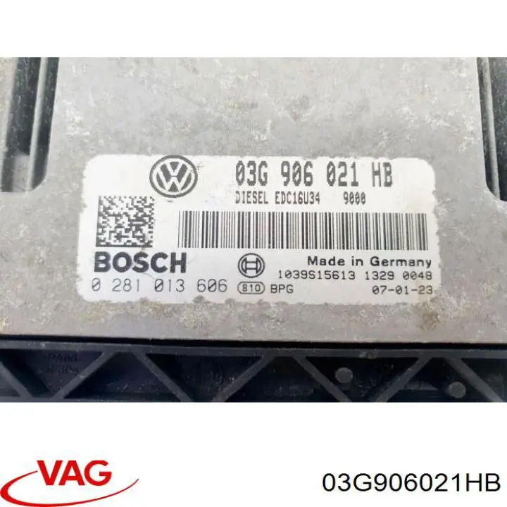 Купити 03G906021HB VAG Модуль управління двигуном