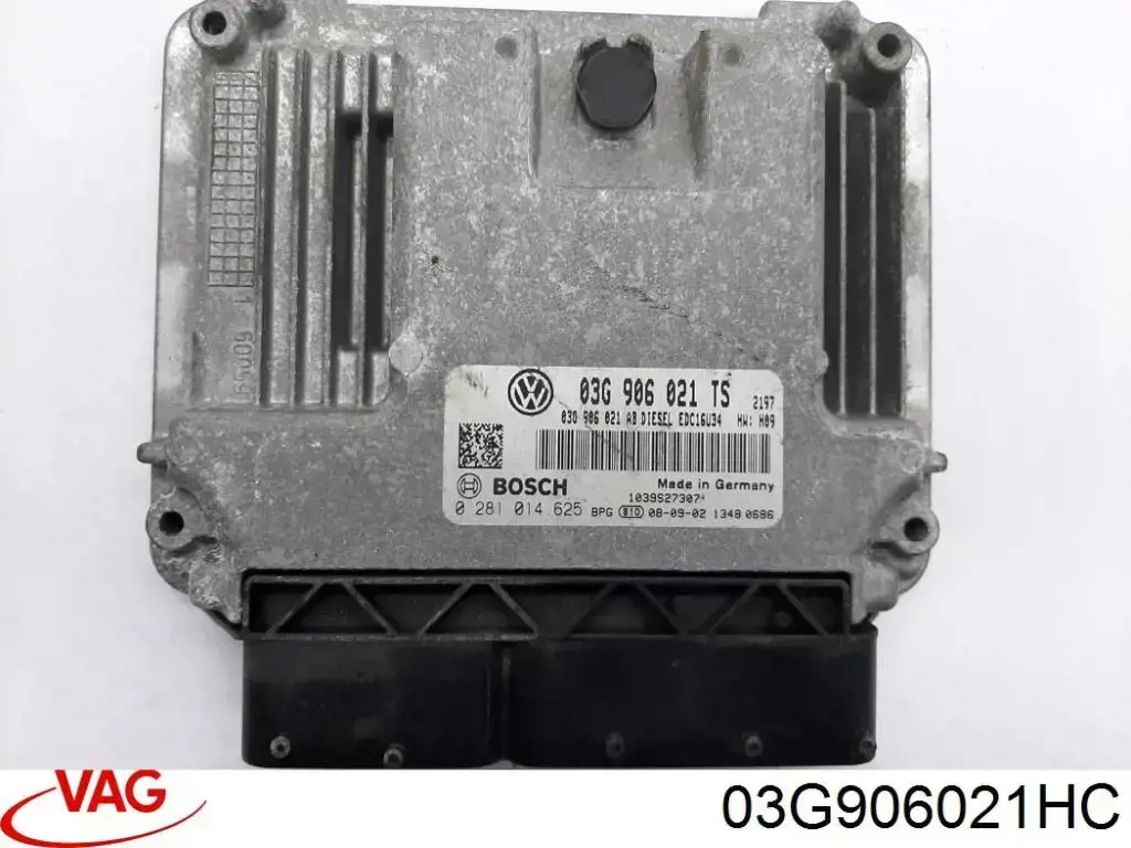 Електронний блок керування двигуном 03G906021HC VAG