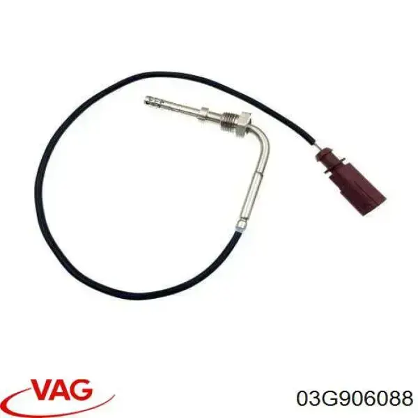 03G906088 VAG Датчик температури відпрацьованих газів (ВГ), перед фільтром сажі